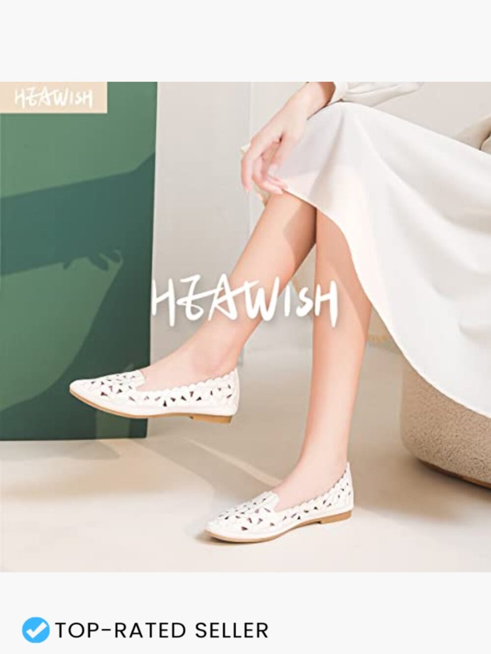 Ballet Flats Slip On Floral PU Leather Round Toe Dress Shoes Foldable Travel - Picture 2 of 7